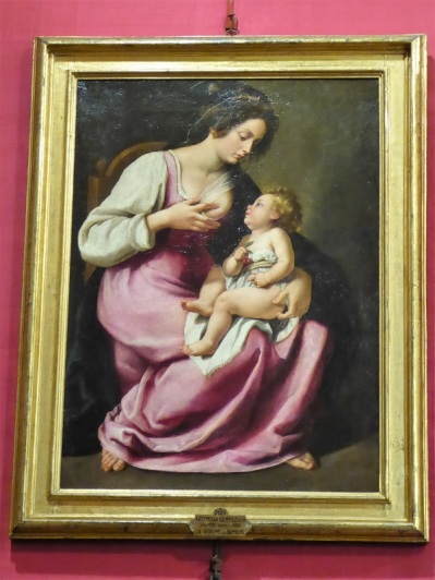 638. Palazzo Pitti. Galería Palatina. Virgen con el Niño. Artemisa Gentileschi
