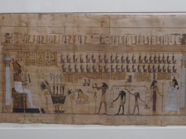 150. Museo Egipcio. Libro de los Muertos. Pesaje del corazón